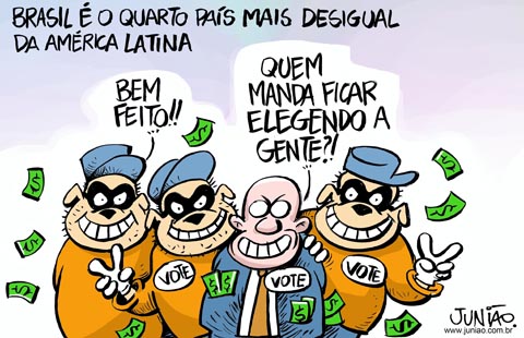 #brasil #desigual #corrupção #charge